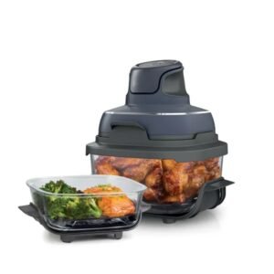 4-in-1 Portable Glass Air Fryer Cooking System