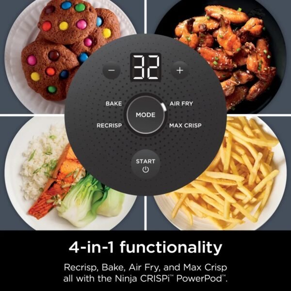 4-in-1 Portable Glass Air Fryer Cooking System - Image 7