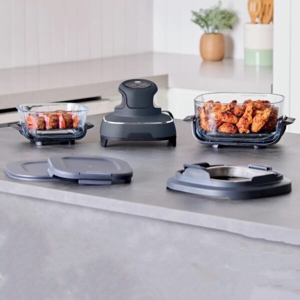 4-in-1 Portable Glass Air Fryer Cooking System - Image 2
