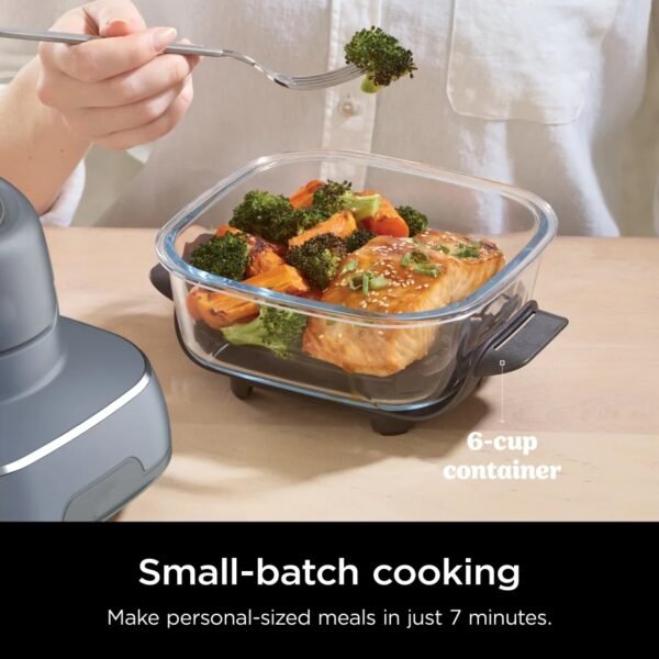 4-in-1 Portable Glass Air Fryer Cooking System - Image 5