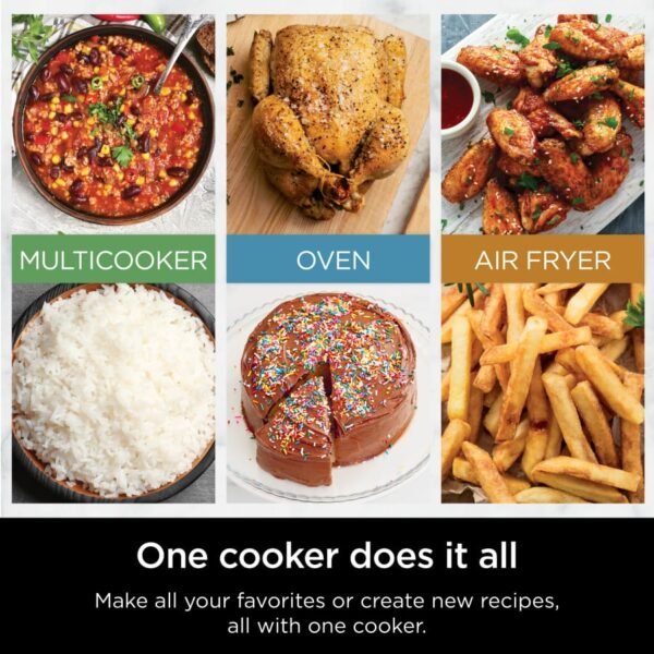 All-in-One Multicooker, Oven, and Air Fryer Bundle - Image 5