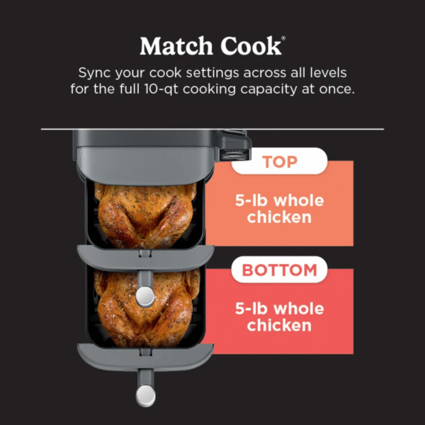 Smart XL 2-Basket Air Fryer - Image 7