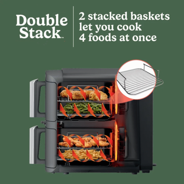 Smart XL 2-Basket Air Fryer - Image 2